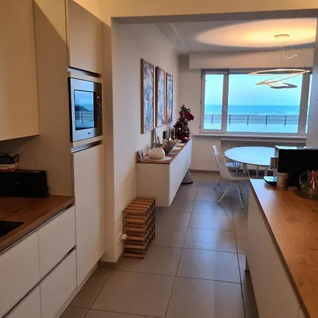 Frontaal Gelijkvloers Seaview 80m² 2 Slp * Остенде